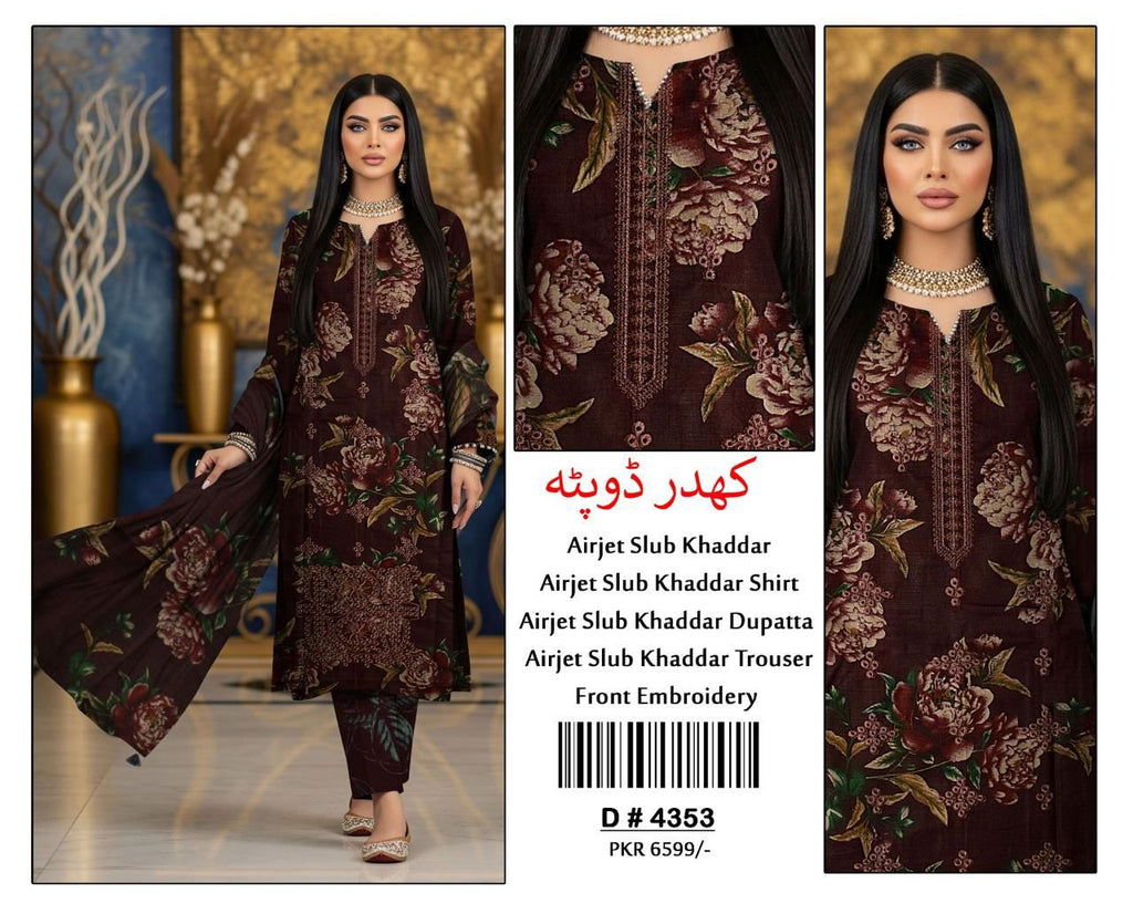 3 PC KHADDAR SUIT