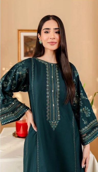 3 PCs SHEHMOZ SUIT WITH SILK DUPATTA