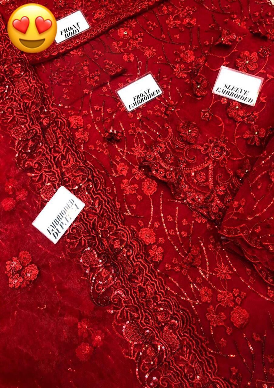 3 PC NET EMBROIDED FUNCTION WEAR HEAVY ARTICLE