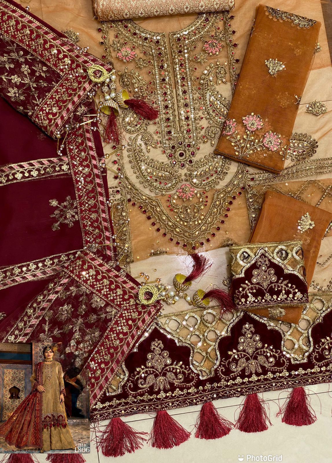 3 PC NET EMB LUXURY ARTICLE