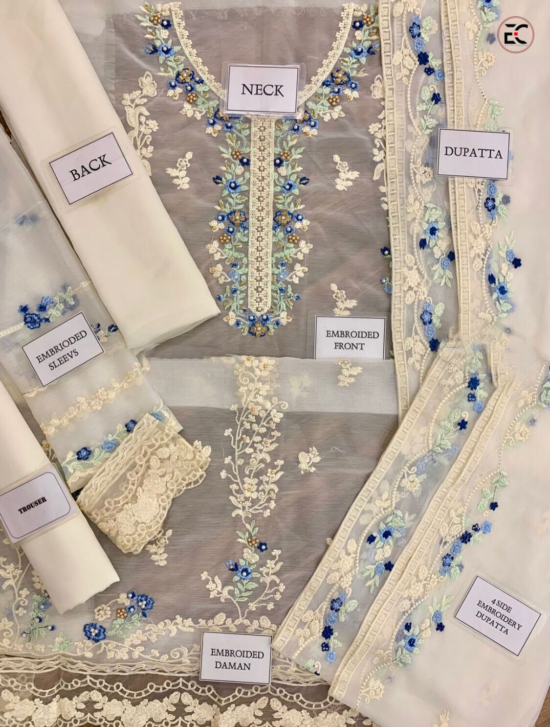 3 PC CHIFFON ELEGENT ARTICLE