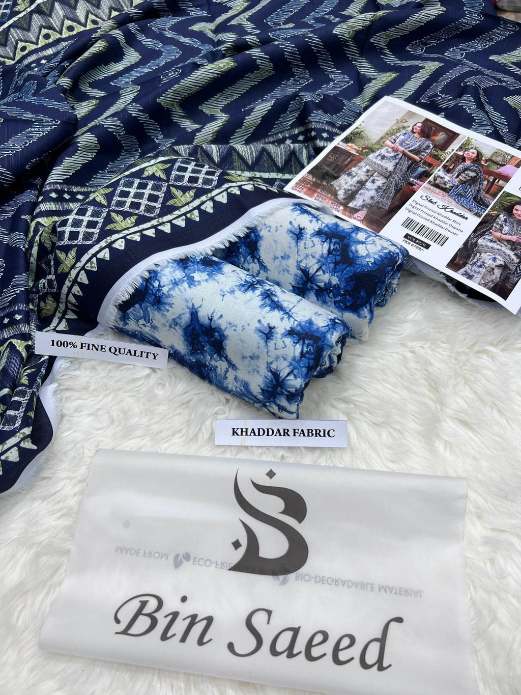 3 PC KHADDAR PRINTED SUIT